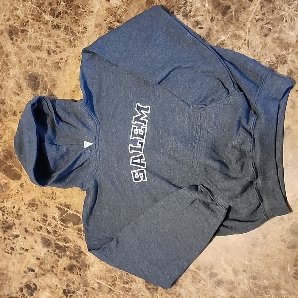 Gildan Gray Salem Hoodie Youth Size Medium